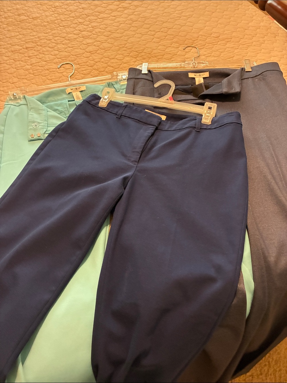Three pair of White House Black Market women’s pants